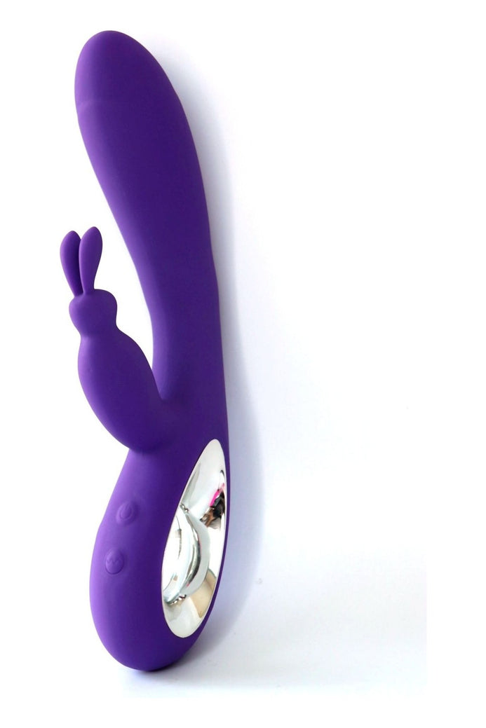 Vibrator Rabbit BELLA cu 36 moduri de vibratii si incarcare USB, flexibil, silentios, silicon premium, mov